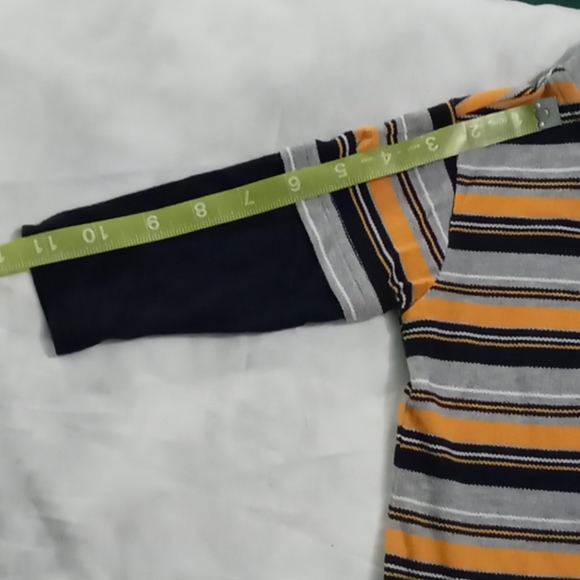 Wonderkids Layered-Look Stripe Polo Bodysuit - Picture 10 of 11